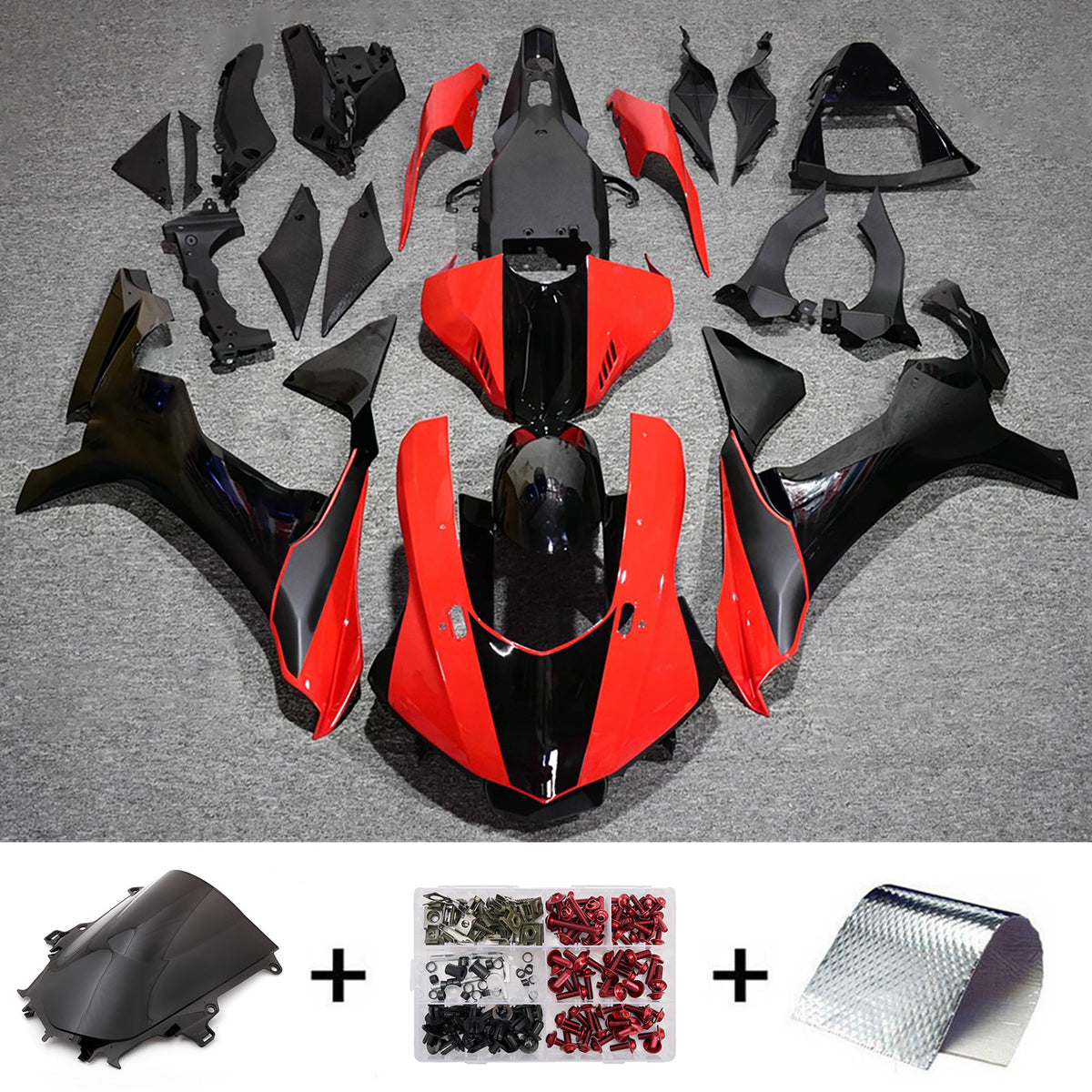 Injection Fairing Kit Bodywork Plastic ABS fit For Yamaha YZF 1000 R1 2015-2019