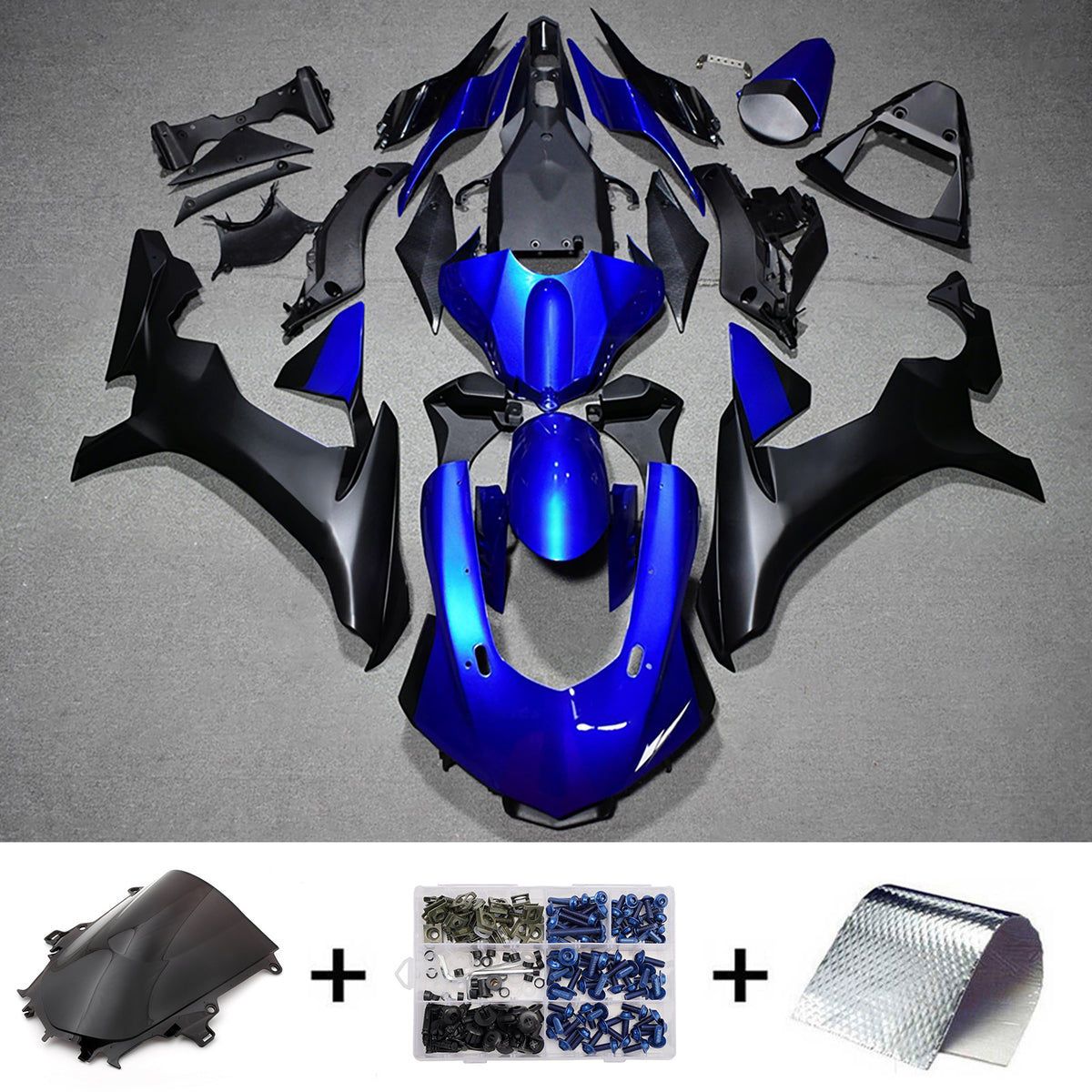 Injection Fairing Kit Bodywork Plastic ABS fit For Yamaha YZF 1000 R1 2015-2019