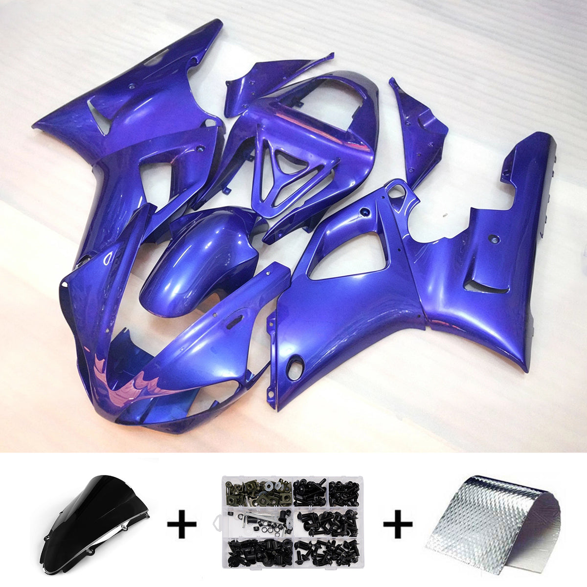 Injection Fairing Kit Bodywork Plastic ABS fit For Yamaha YZF-R1 2000-2001