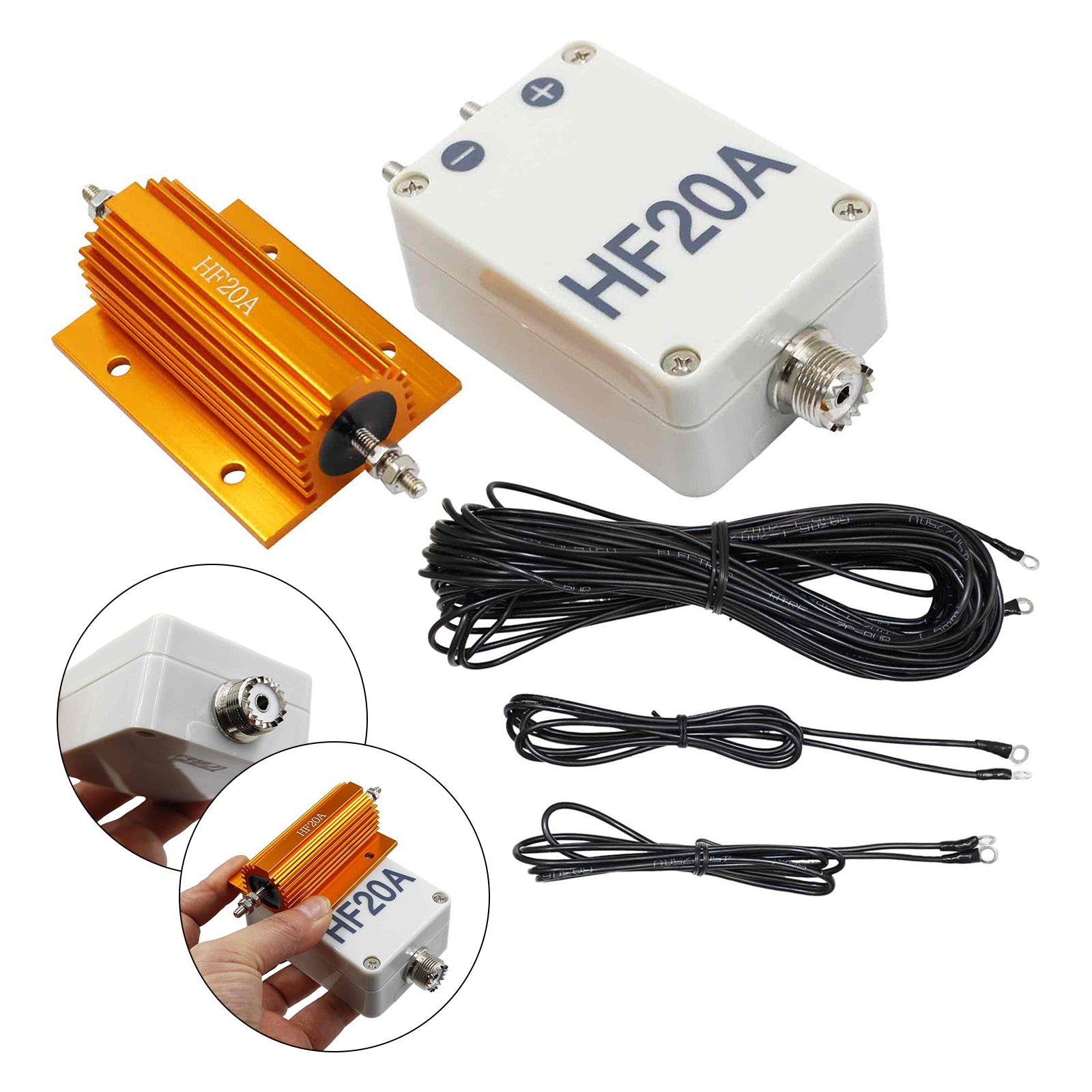 HF20A Shortwave 1.5-30MHz Full-Band Antenna Shortwave Radio Outdoor Antenna