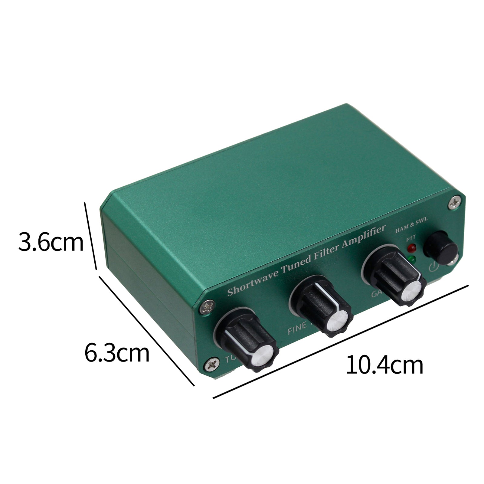Shortwave Tuned Amplifier 3-30MHz Frequency Coverage Adjustable Gain 0-30dB