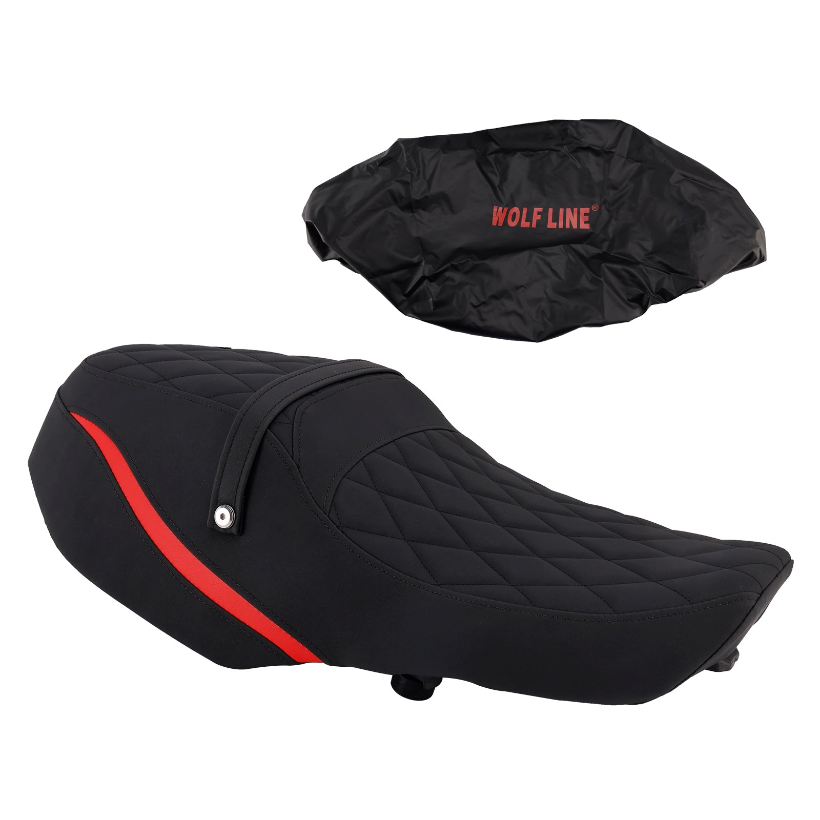 Front Raider Seat Driver Cushion Pu Fit Red For Yamaha Xsr900 Xsr 900 22-25