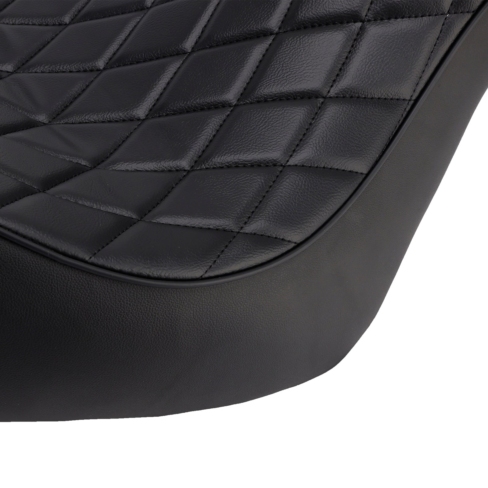 Front Raider Seat Driver Cushion Pu Fit Black For Kawasaki Vulcan S En650 15-25