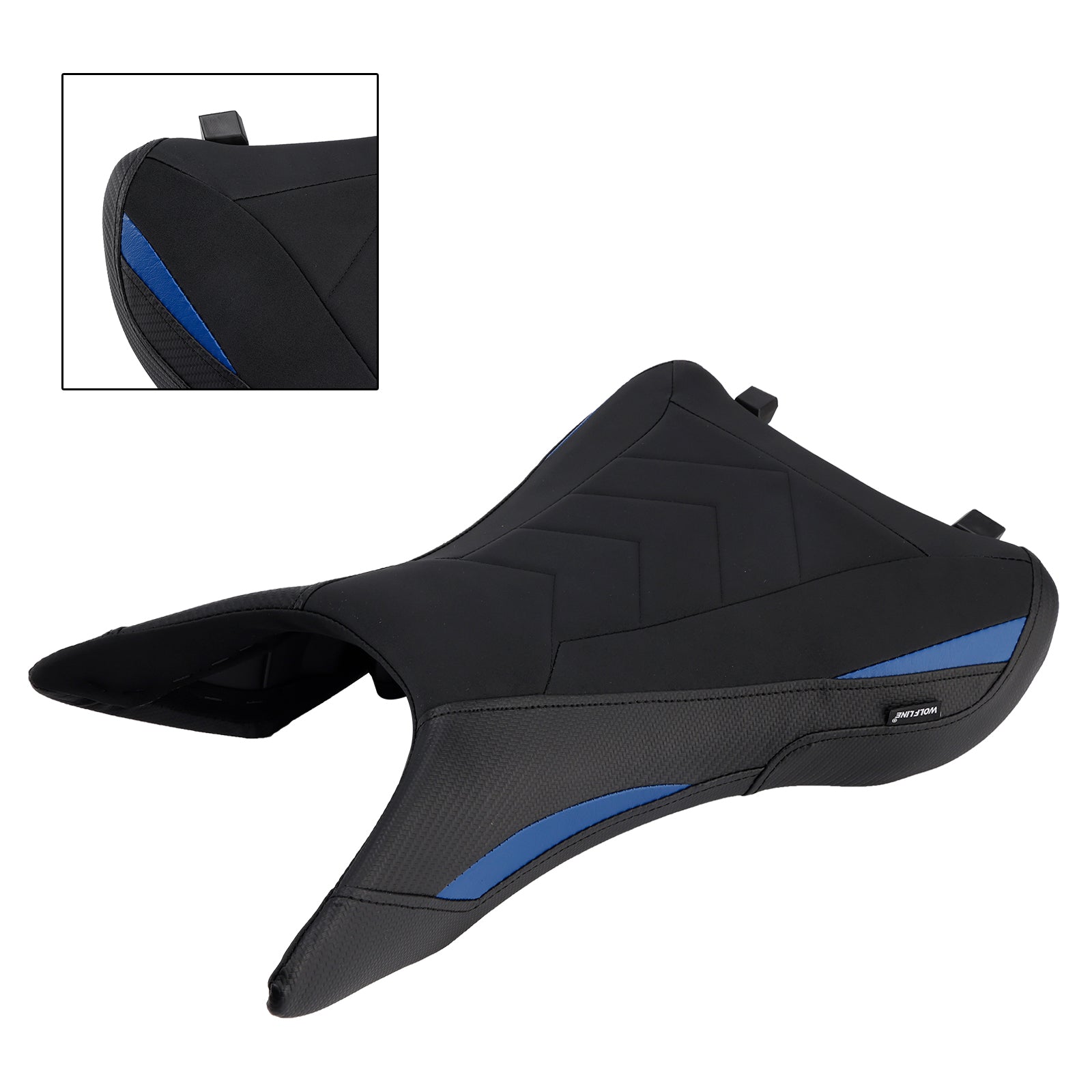Front Raider Seat Driver Cushion Pu Fit Blue2 For Yamaha Mt-09 Mt09 2024-2026