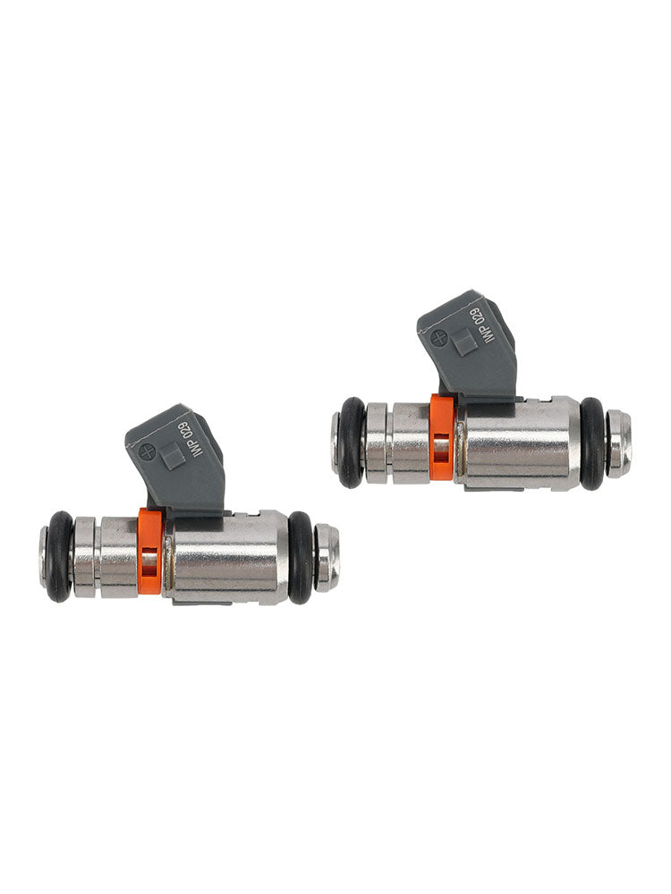 2PC Fuel Injectors IWP-029 For Electra Glide Street Glide Road King 08-17