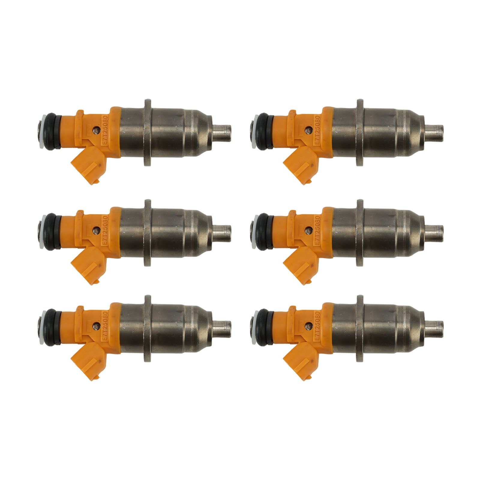 6PC E7T25080 Fuel Injectors 60V-13761-00-00 For Yamaha Outboard 250 300 HP