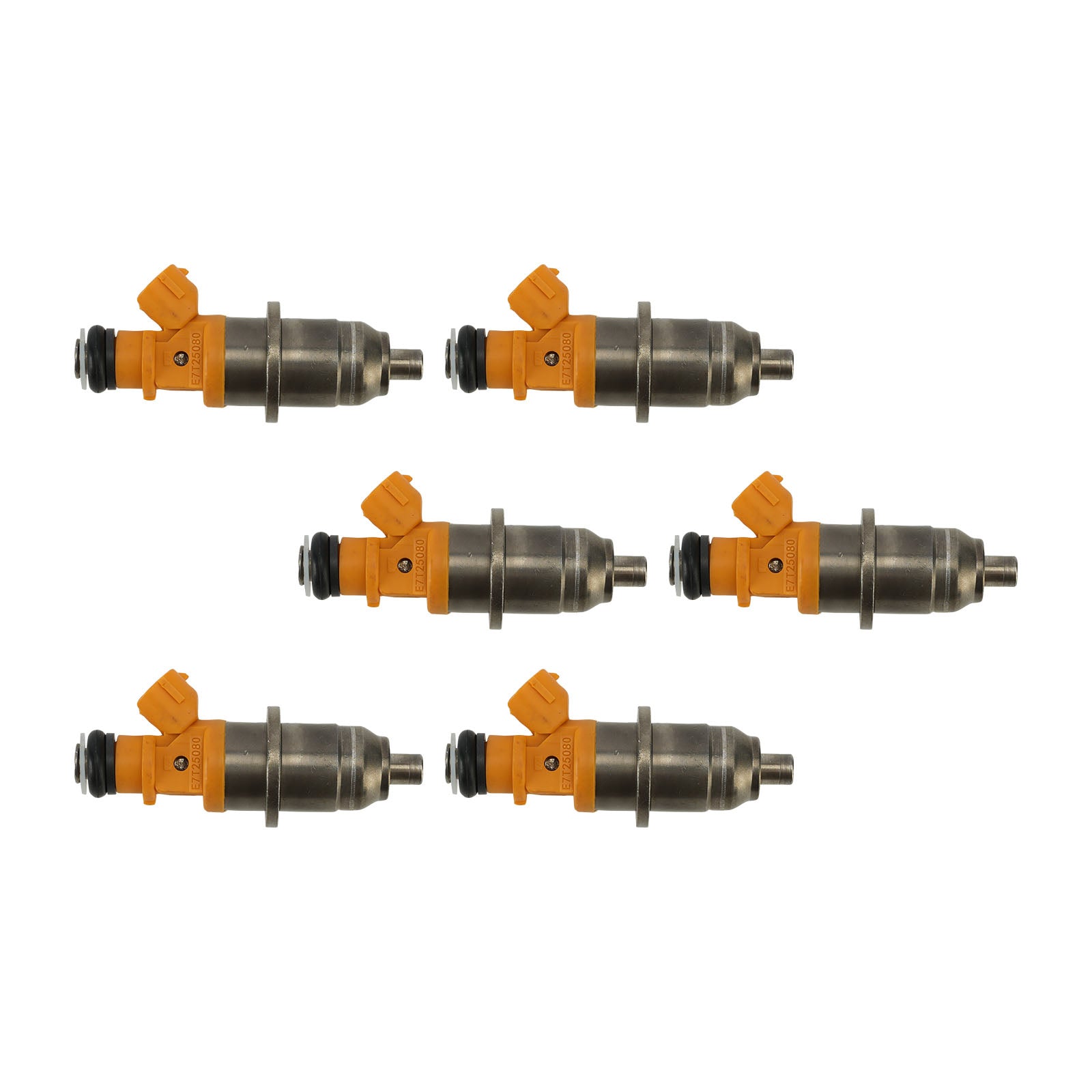 6PC E7T25080 Fuel Injectors 60V-13761-00-00 For Yamaha Outboard 250 300 HP