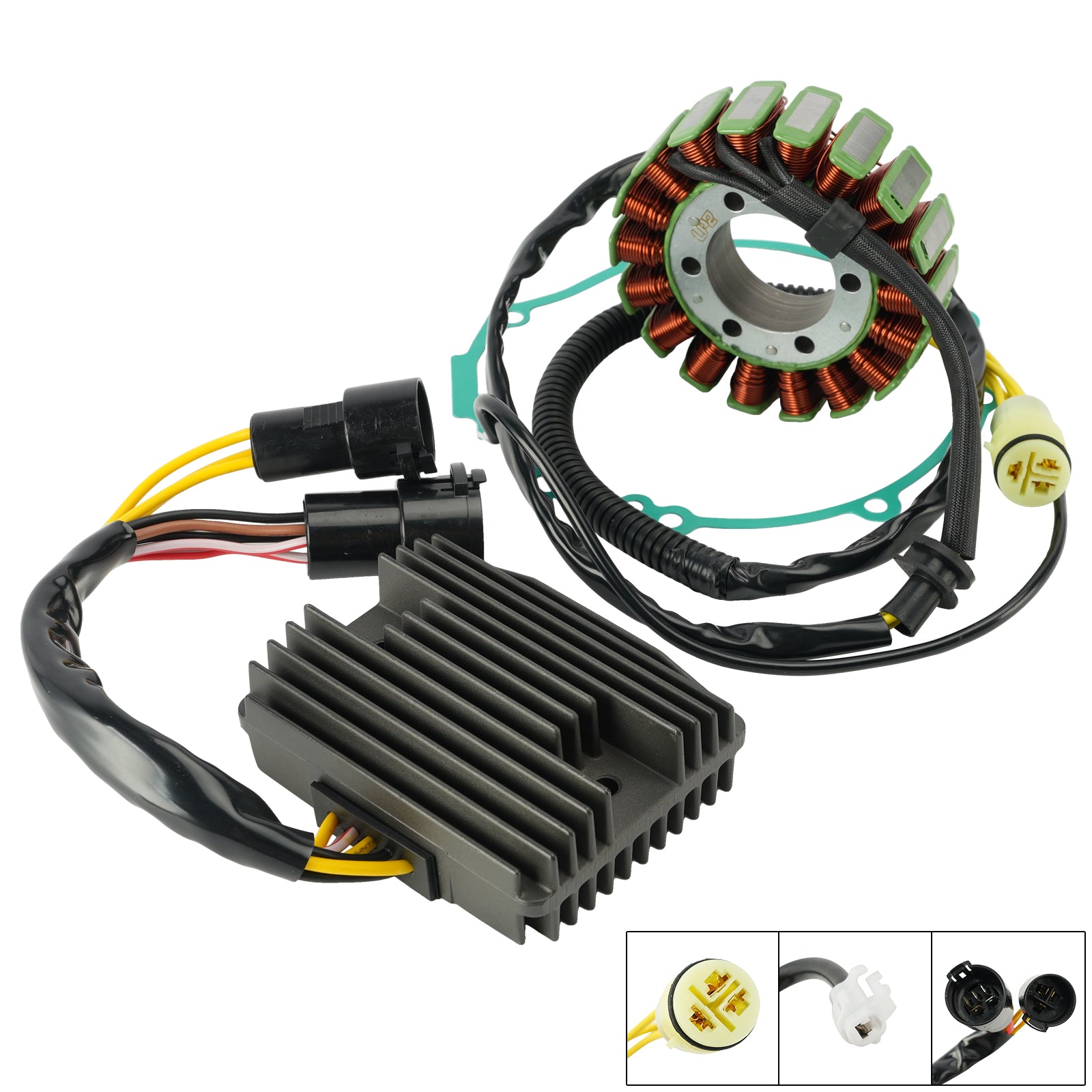 Stator Regulator Rectifier with Gasket For Kawasaki ZX12R Ninja ZX1200 2002-2003