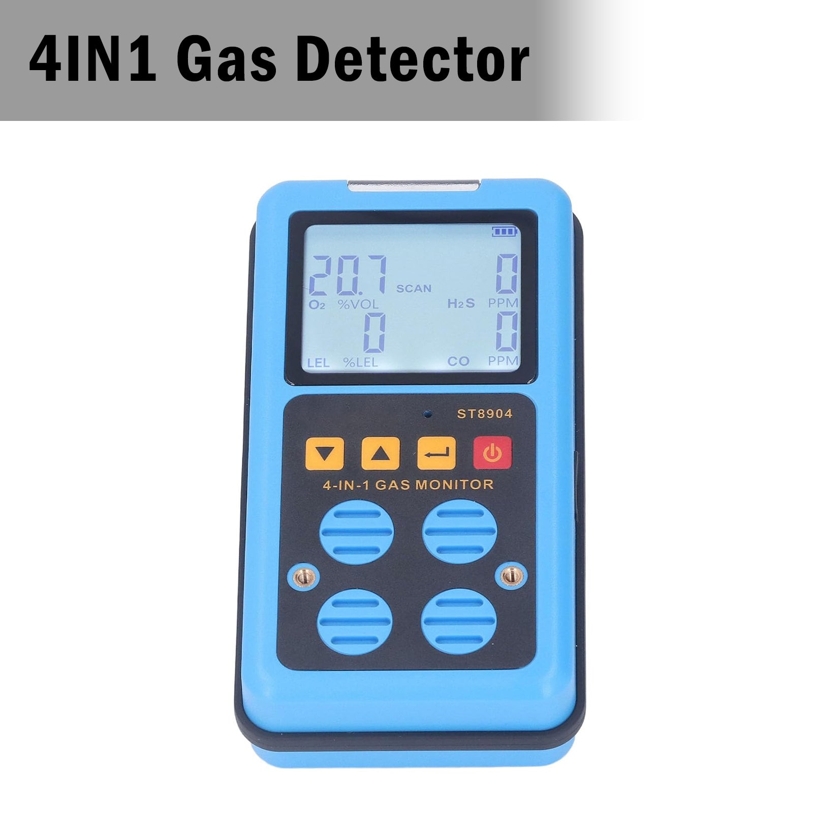 ST8904 4IN1 Gas Detector Professional Multifunctional O2 CO H20 LEL Alarm