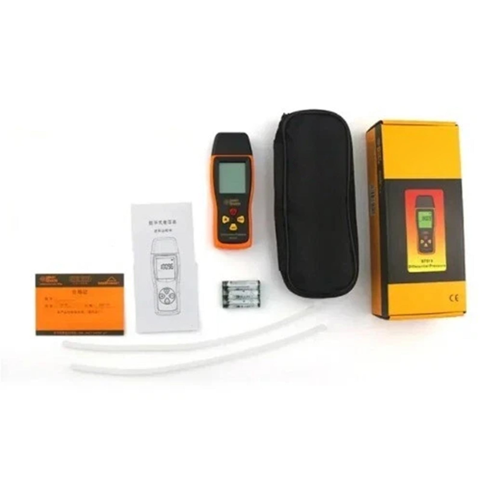 ST510 Digital Manometer Low Pressure Accurate Air Pressure Meter 0~100hPa
