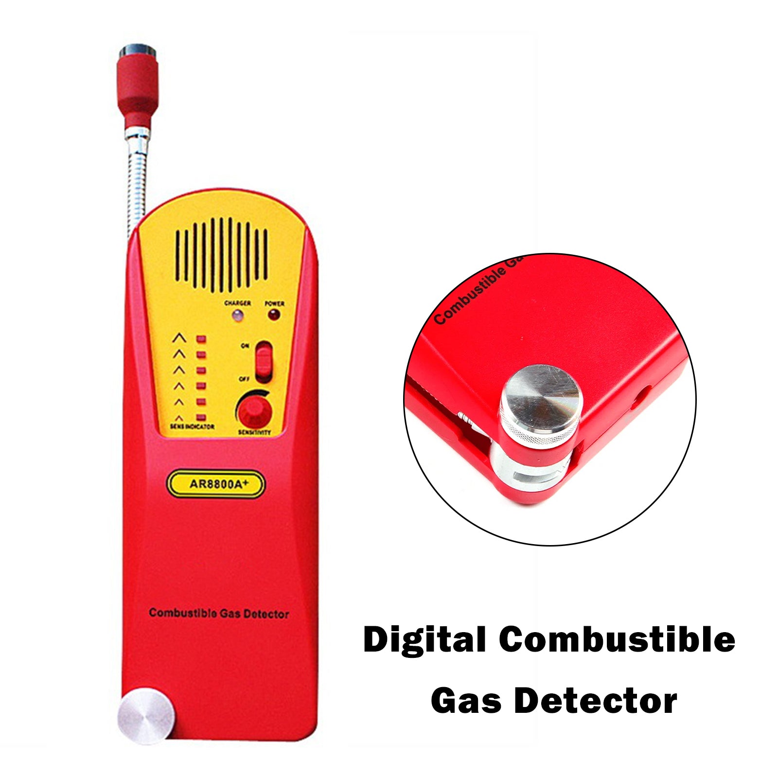 AR8800A+ Natural Gas Test Methane Coal Combustible Gas Leak Detector