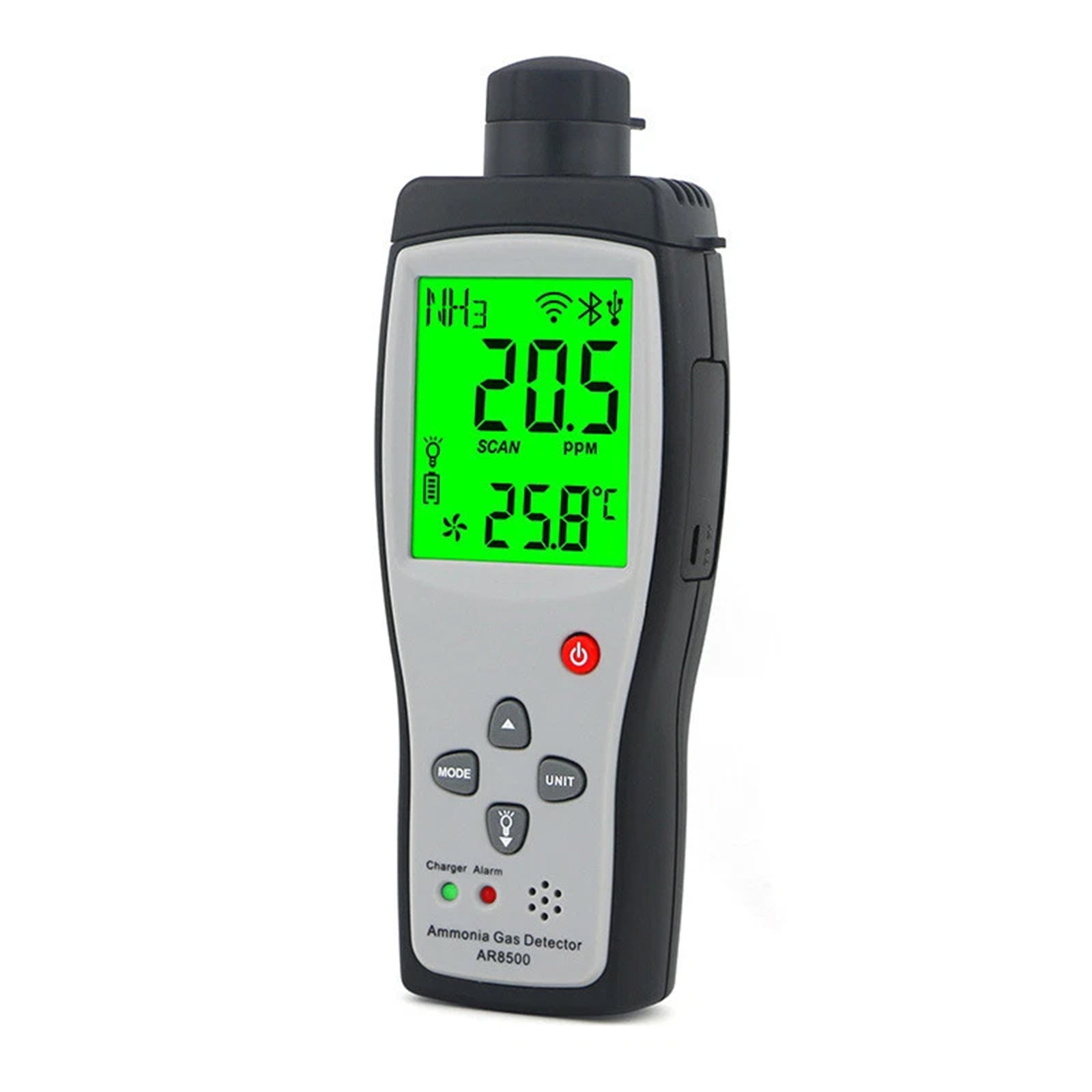 AR8500 Ammonia Gas Detector NH3 Monitor NH3 Gas Analyzer 0-100PPM