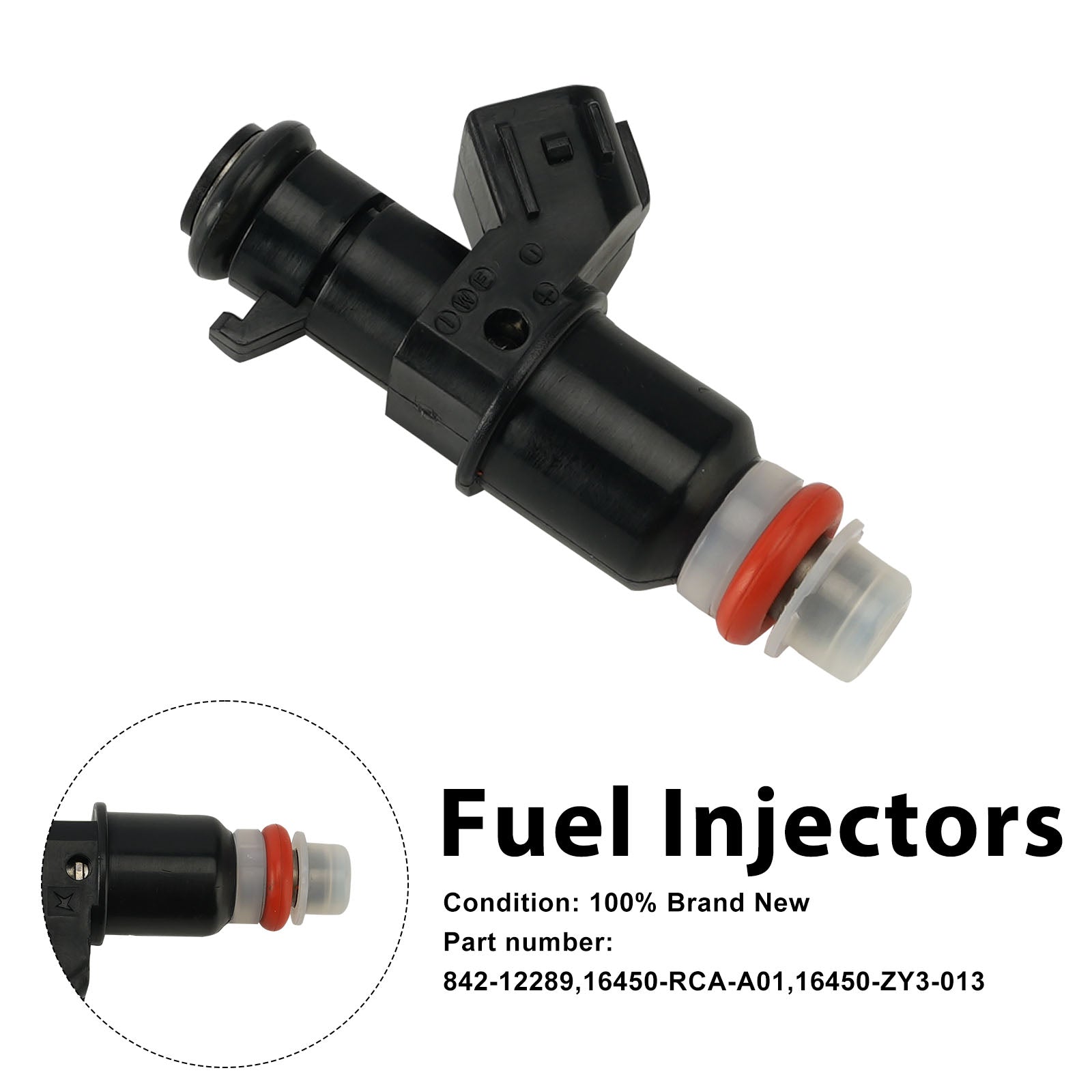 842-12289 Fuel Injectors 16450-RCA-A01 16450-ZY3-013 For Honda Outboard