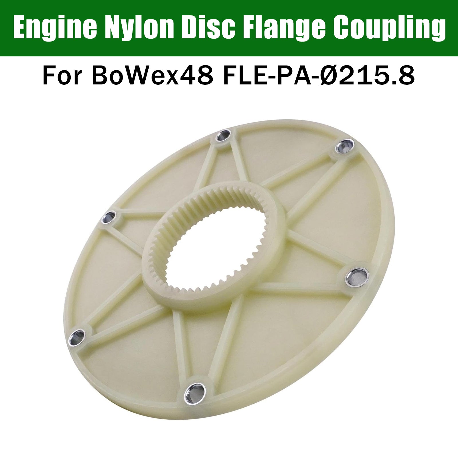 Fits For BoWex48 FLE-PA-Ø215.8 Engine Nylon Disc Flange Coupling