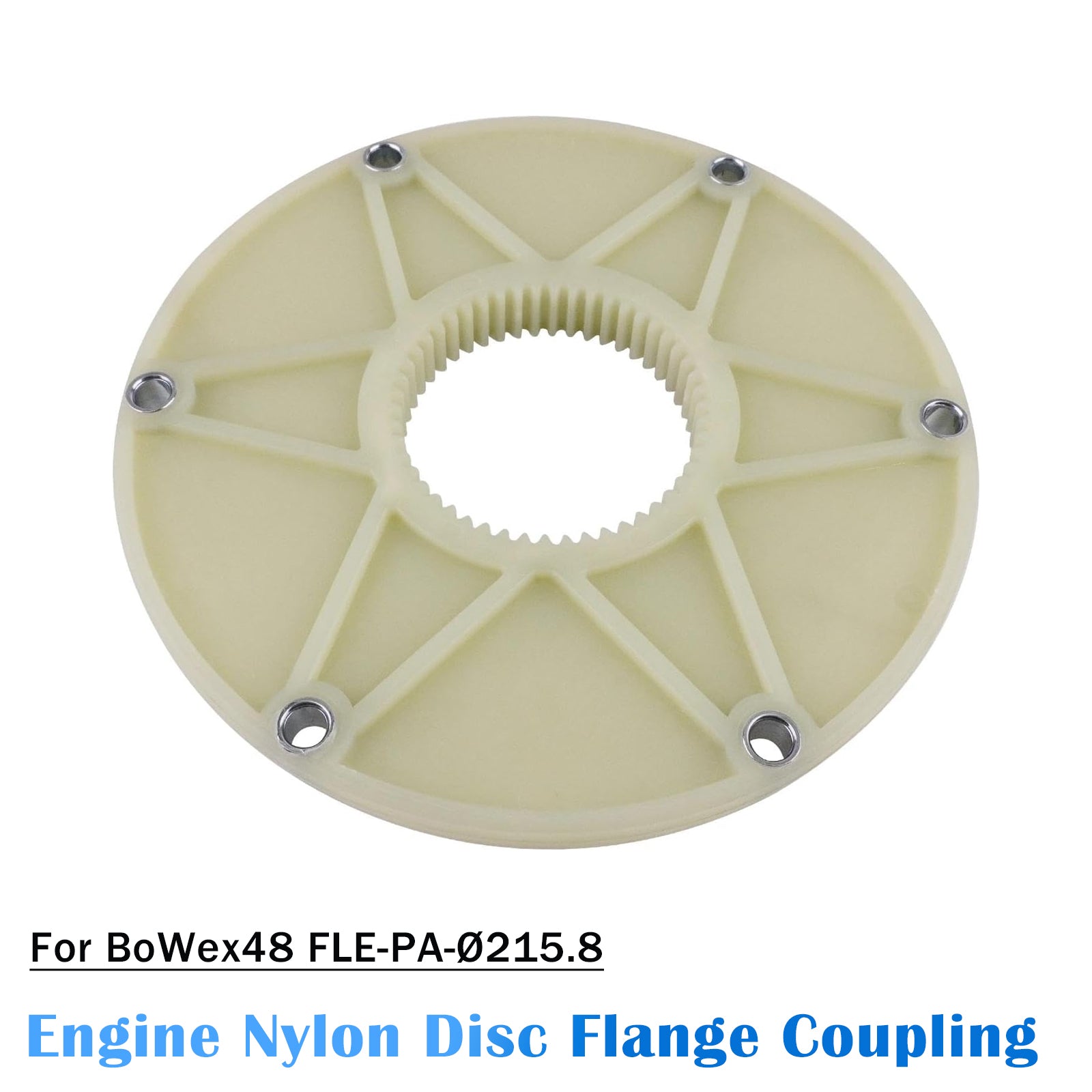 Fits For BoWex48 FLE-PA-Ø215.8 Engine Nylon Disc Flange Coupling