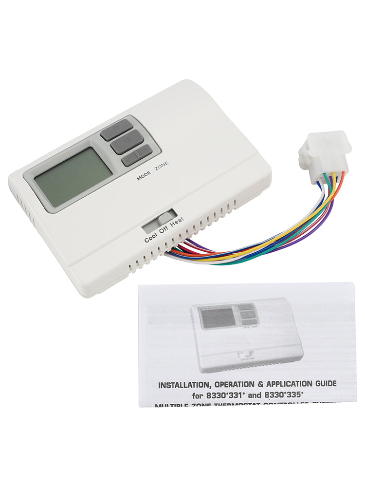 8330D3351 Digital Thermostat Rv Thermostat Heat/Cool WallMount White For Coleman