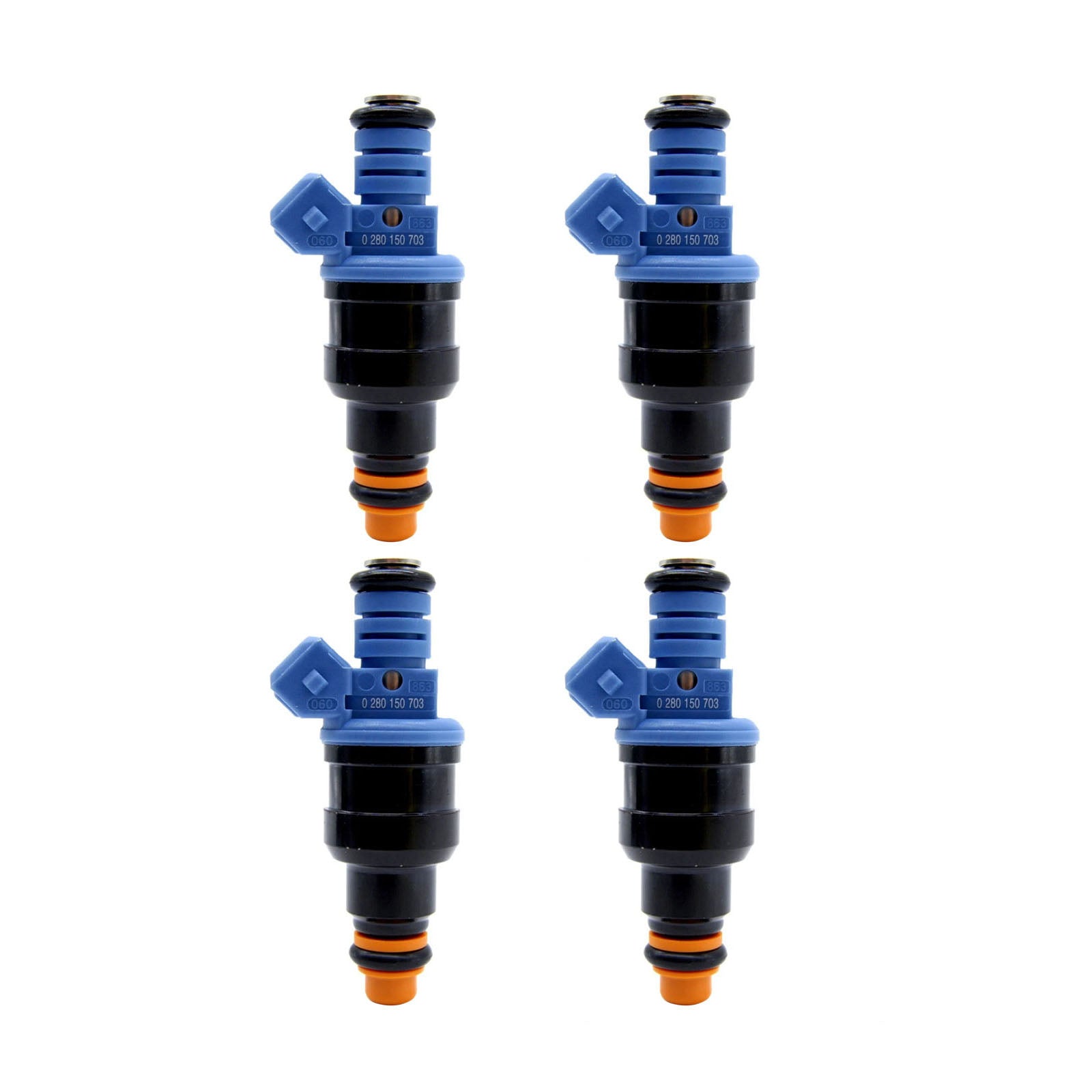 4Pcs Fuel Injector For Rover 75 1999-2005 For MG MGF 1995-2002 0280150703