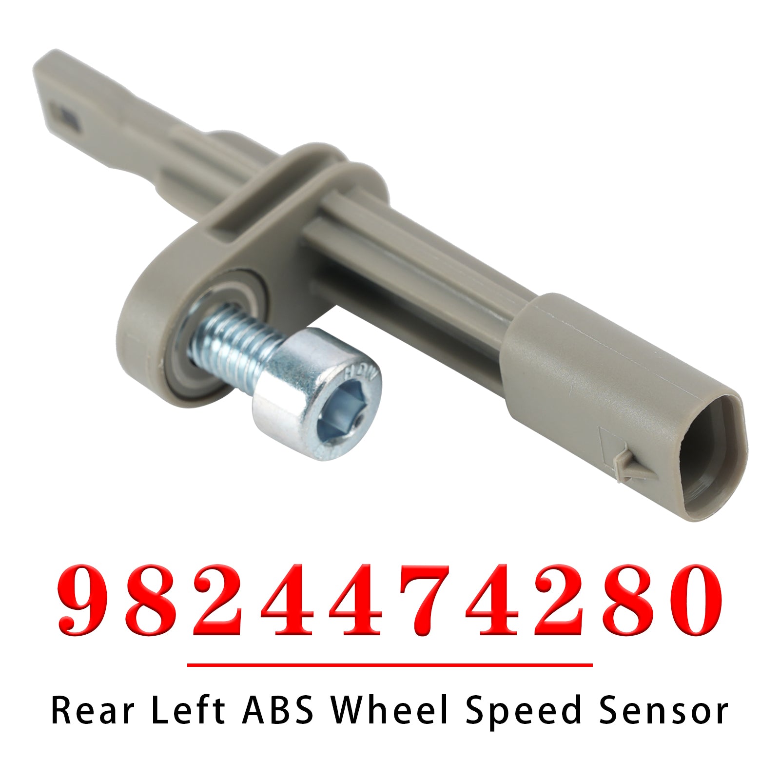 Rear Right or Left ABS Wheel Speed Sensor for Citroen 9824474280