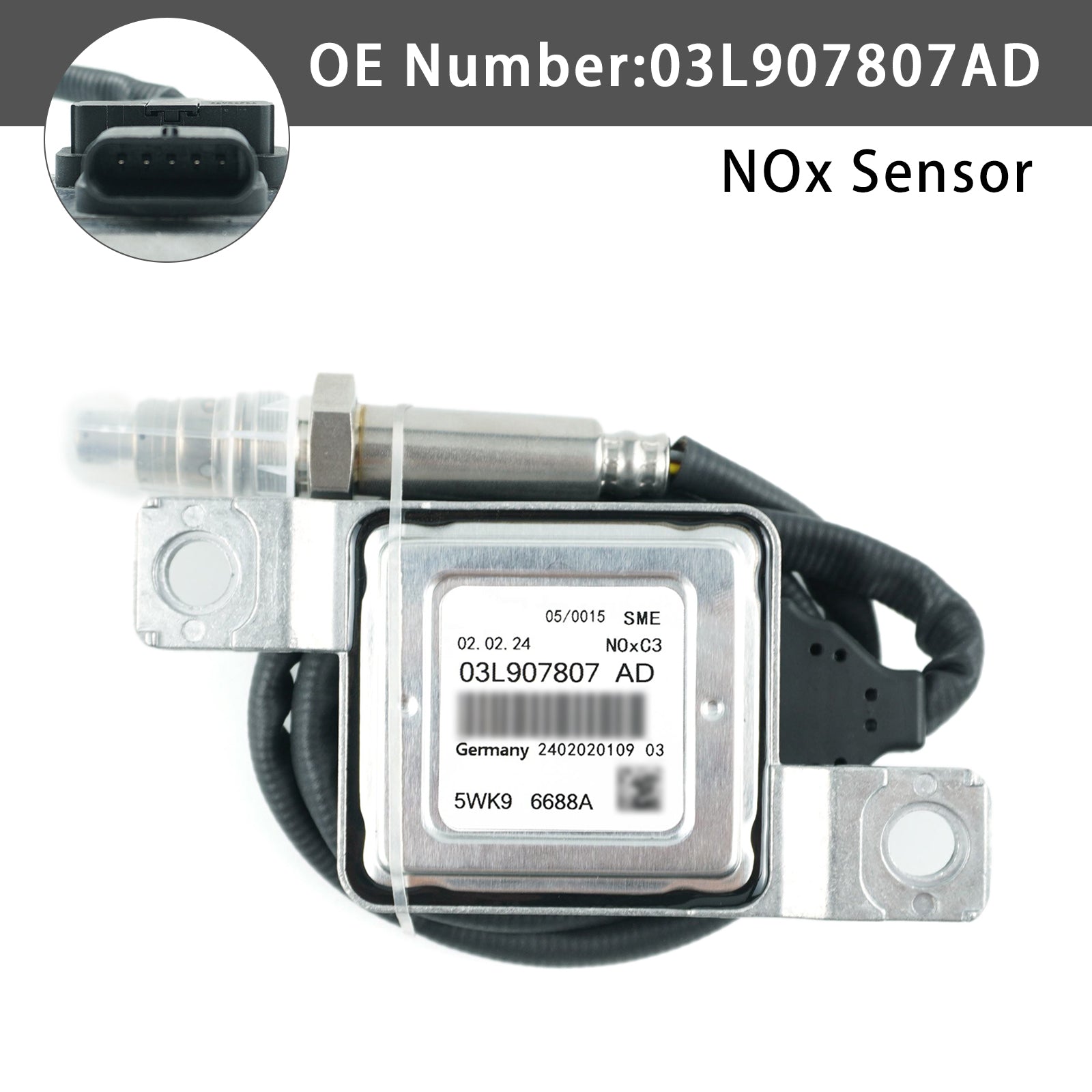Nitrogen Oxide NOx Sensor For VW Passat 2.0L-L4 Audi A4 S4 A5 S5 2012-2014