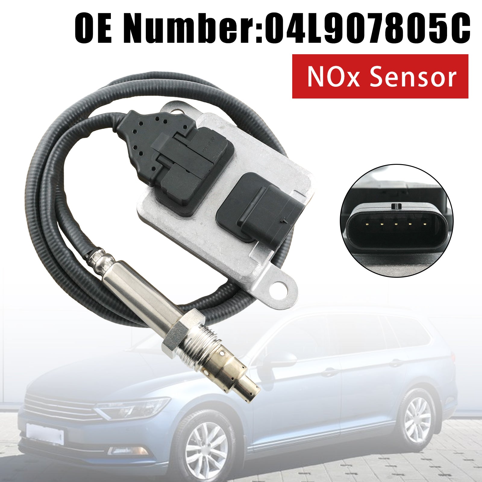 Nitrogen Oxide NOx Sensor 04L907805C For VW Passat B8 Skoda Superb 2.0 2014-2018