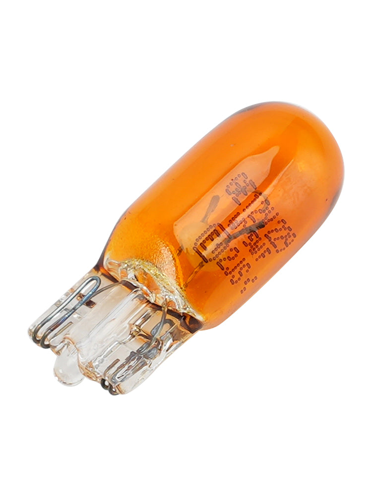 Car Light Halogen Amber Signal Bulb WY5W T10 501AF 12V 5W W2.1×9.5D For GE