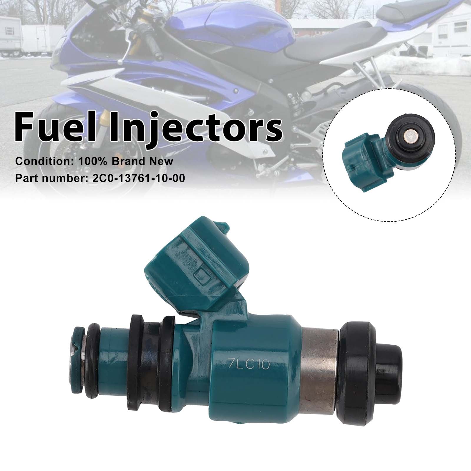 Fuel Injectors 2C0-13761-10-00 For Yamaha YZF R6 06-07 TMAX 15-16