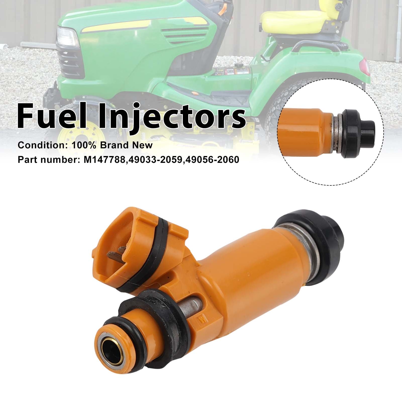 M147788 Fuel Injectors 49033-2059 49056-2060 For Kawasaki John Deere 797