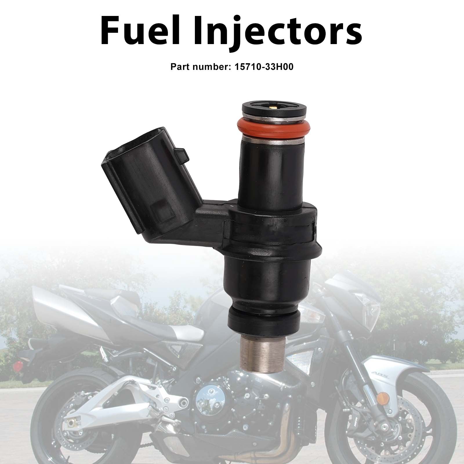 Fuel Injectors 15710-33H00 For Suzuki King Quad 400 LTA400 LTF/LTZ400 08-13