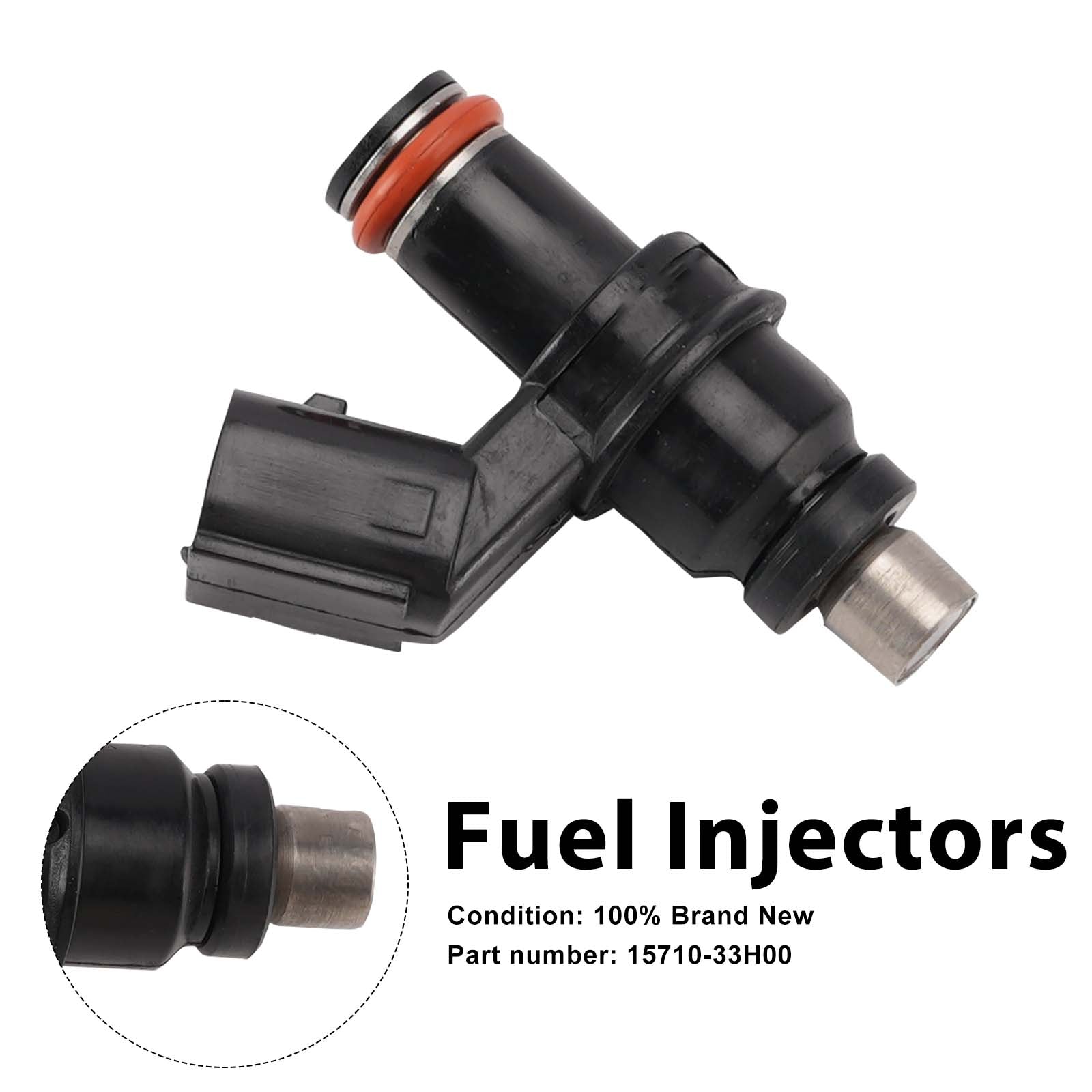 Fuel Injectors 15710-33H00 For Suzuki King Quad 400 LTA400 LTF/LTZ400 08-13