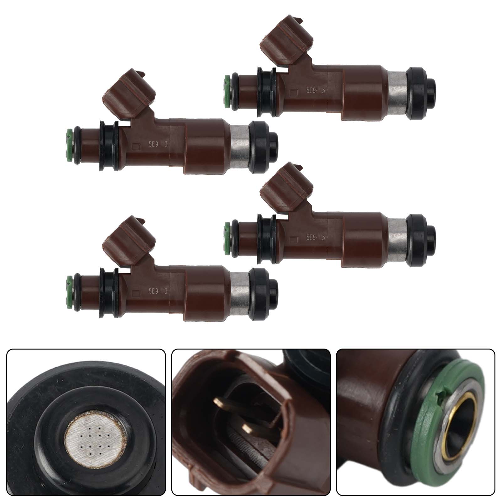 4PC Fuel Injectors 16460-MEL-D21 For Honda CBR1000RR 2006-2007