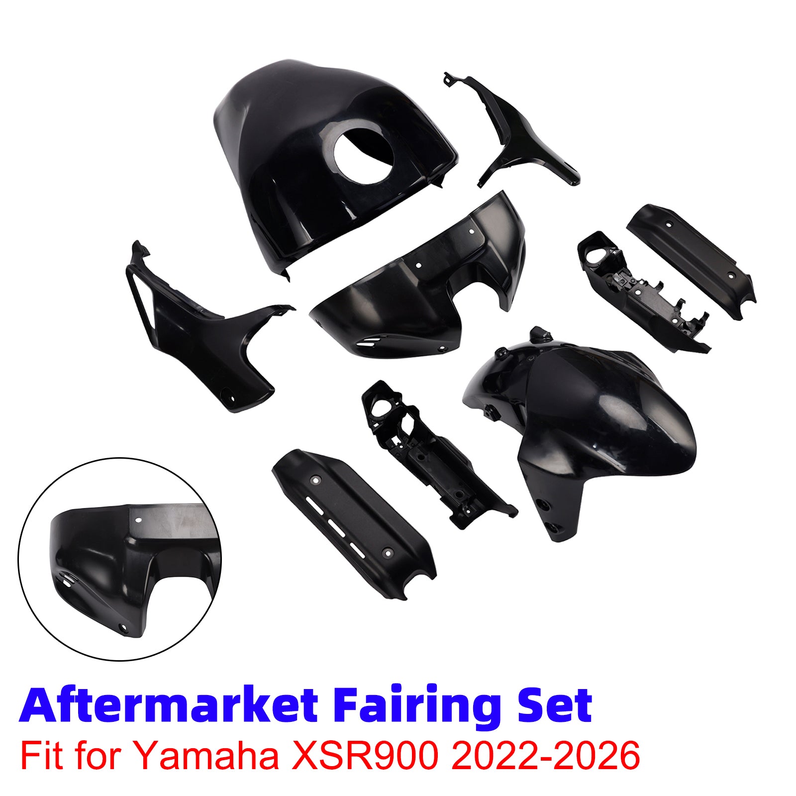 Bodywork Fairing Injection Unpainted For Yamaha XSR900 2022-2026
