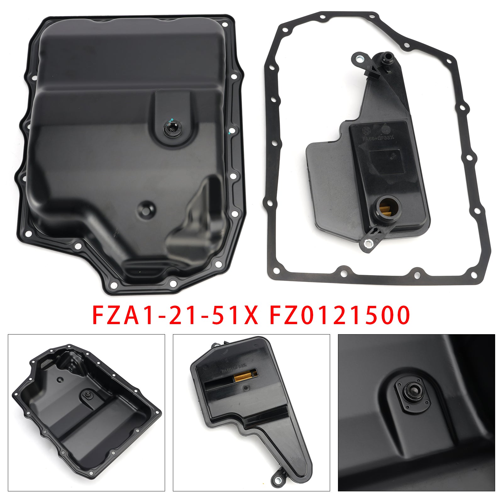Transmission Oil Pan W/Gasket＆Filter Kit For Mazda 3 2.0L 2.5L 2012-2018