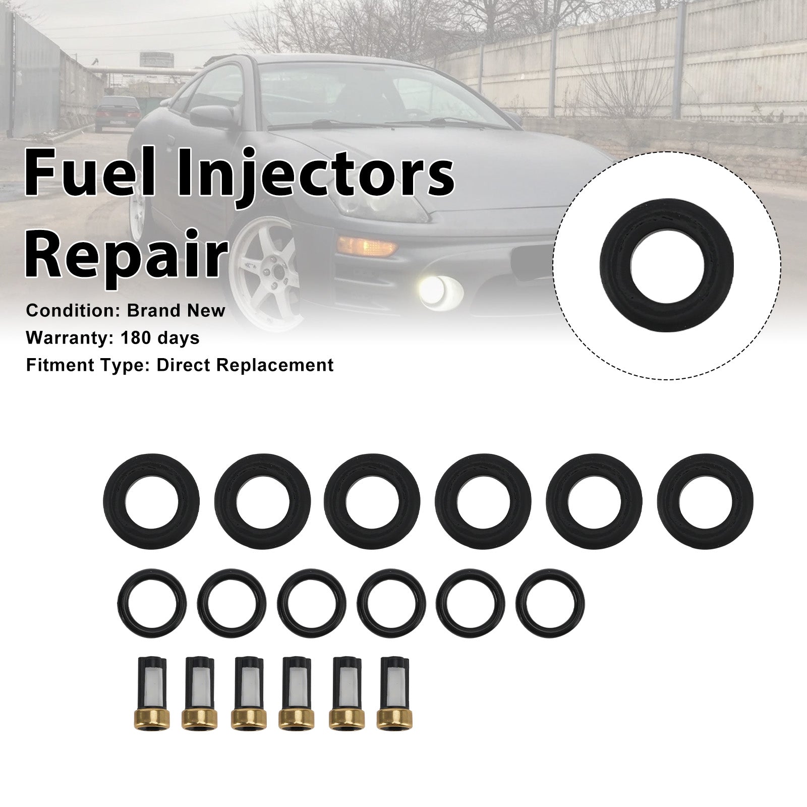 Fuel Injector Seal O-Ring HDB305F Fit Mitsubishi Eclipse Endeavor 2004-2011