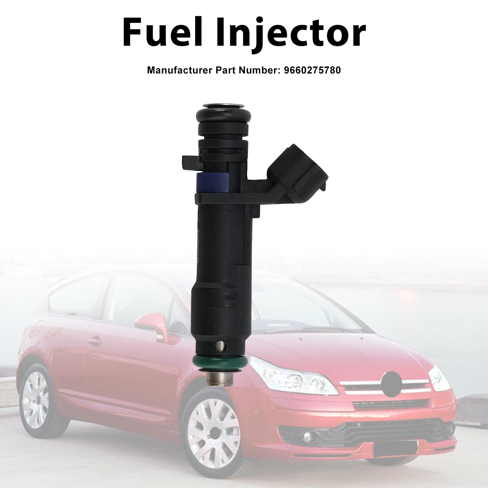 1Pcs Fuel Injector For Citroën C4 Coupe 2006-07 C5 II 2004-2008 9660275780
