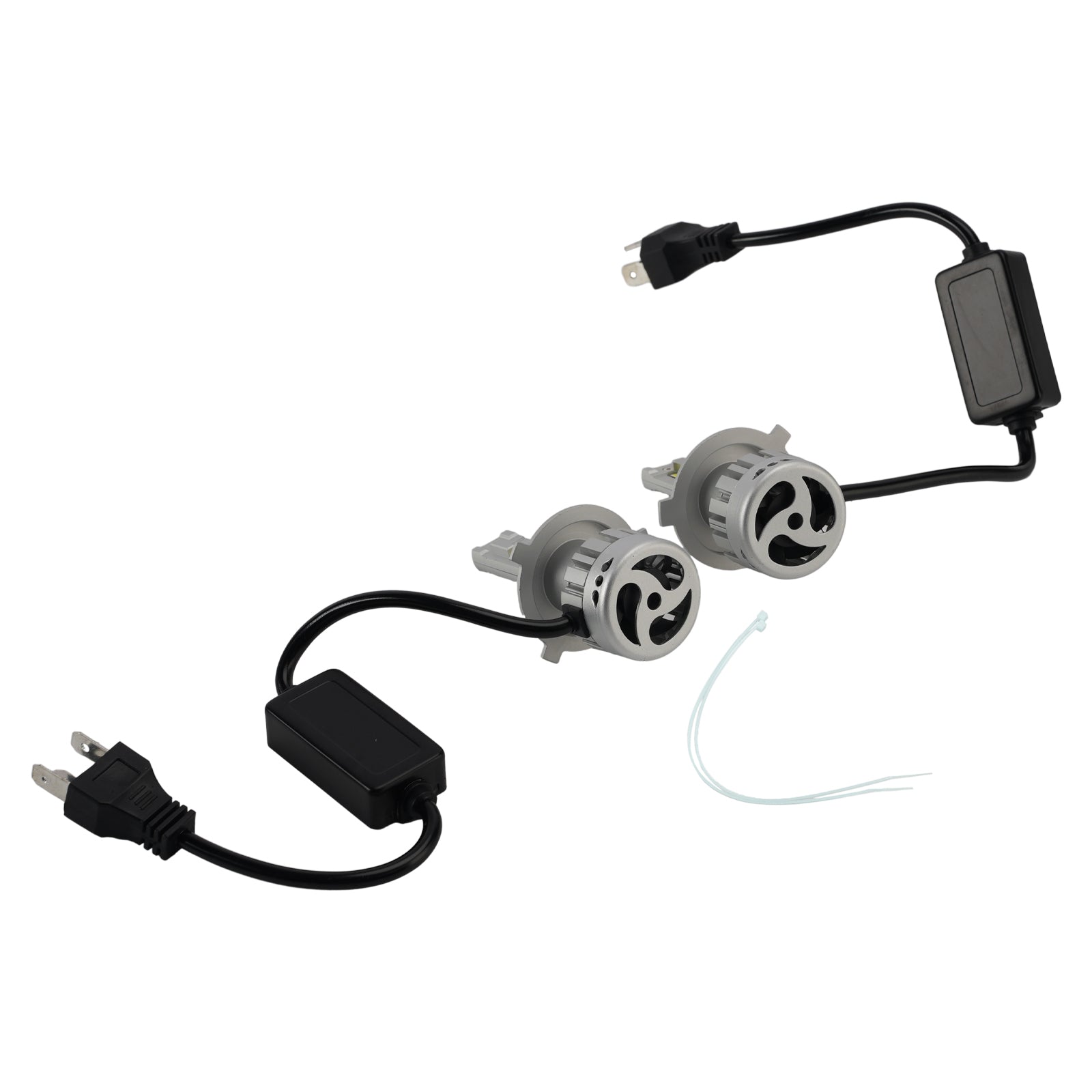 LED Headlight Bulb Kit High Low Beam Lamp H4 12V 55W 6500K 4000LM For HELLA