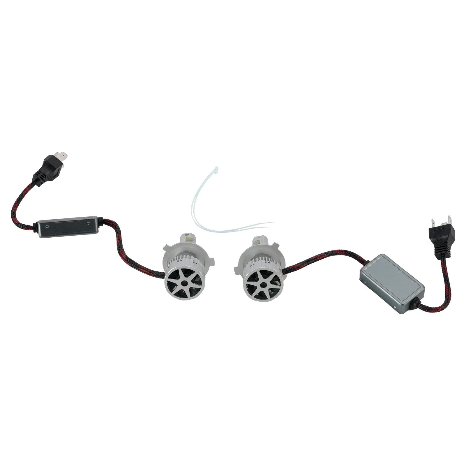 LED Headlight Bulb Kit High Low Beam Lamp H4 12V 75W 6500K For HELLA