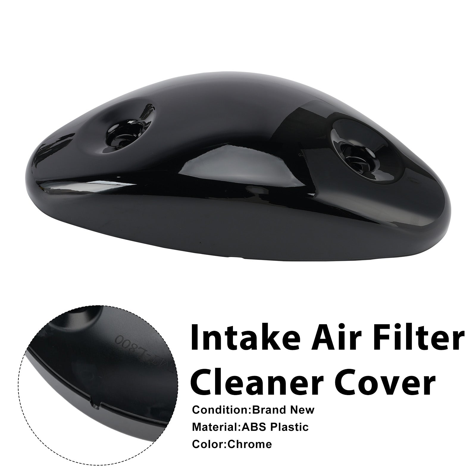 Intake Air Filter Cleaner Cover For Suzuki Intruder VL800 Boulevard C50 01-08 Black