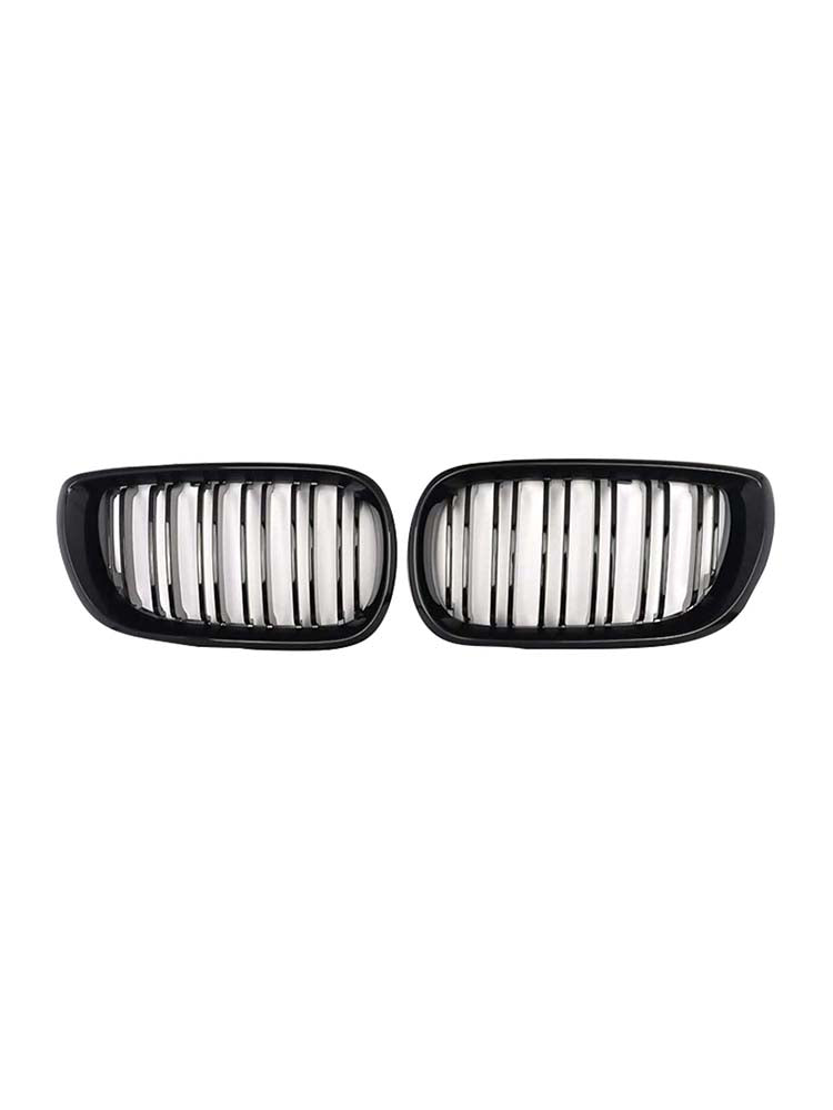Front Kidney Hood Grille Grill For BMW E46 3 Series 4 Door 2002-2005 Gloss Black