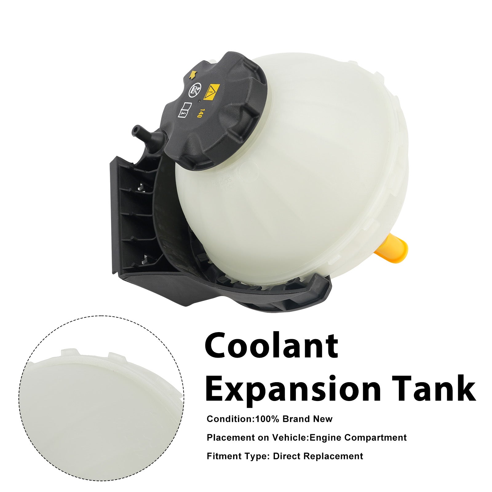 Coolant Expansion Tank For BMW 1 2 3 4 Series 2011-2021 17137642158