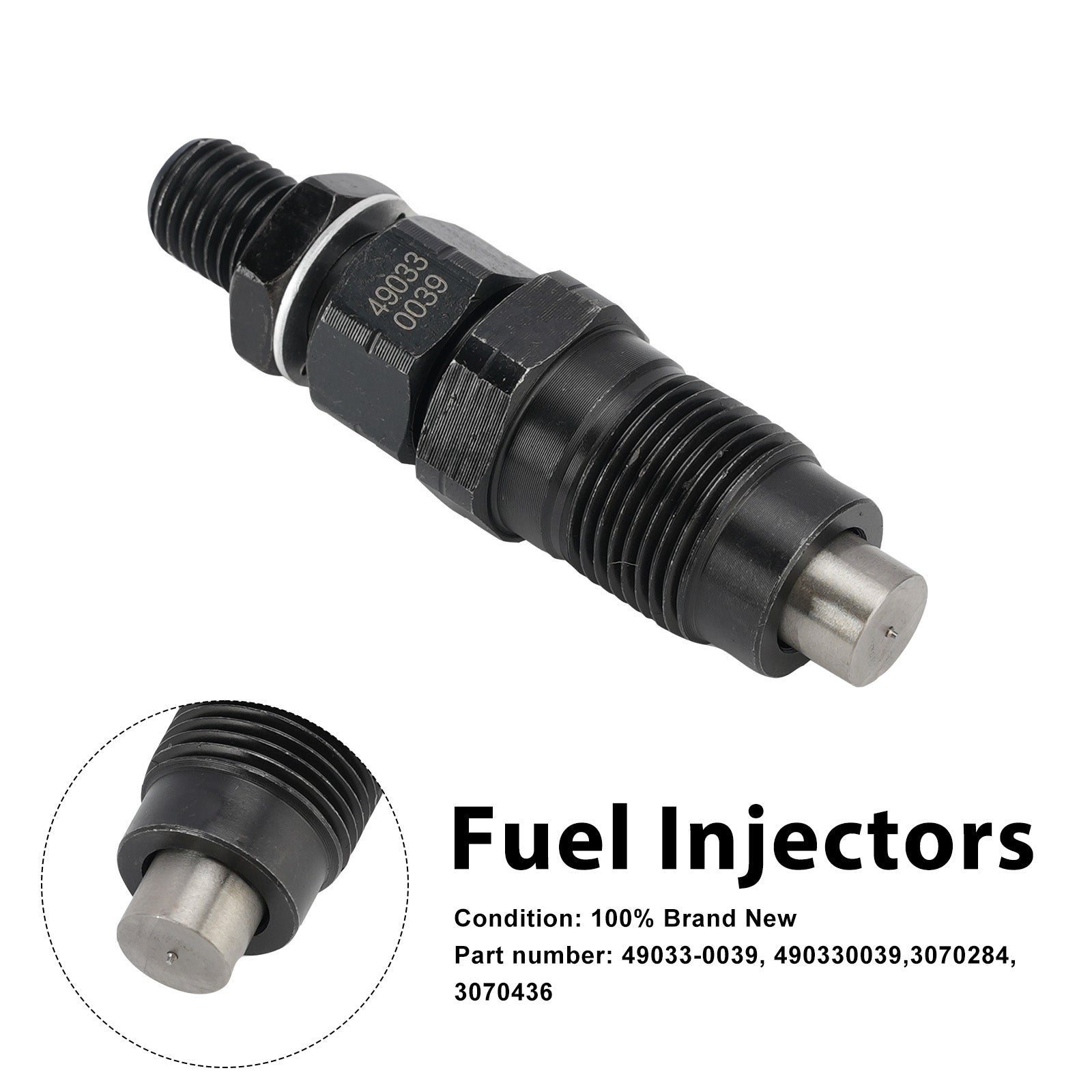 49033-0039 Fuel Injectors 3070284 3070436 For Kawasaki KAF1000 Polaris UTV