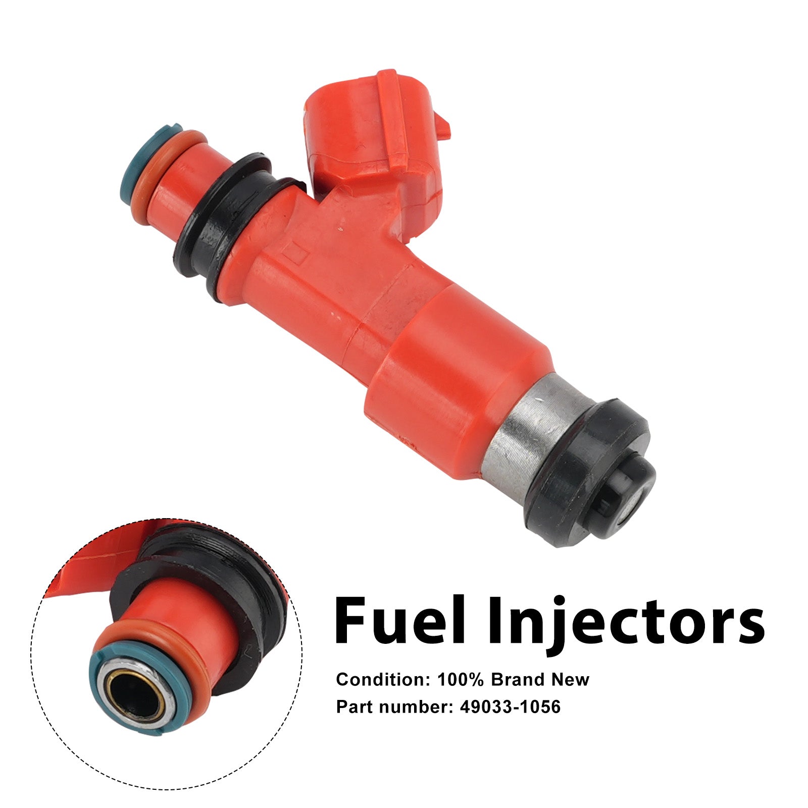 Fuel Injectors 49033-1056 For Kawasaki Ninja ZX12R ZX1200 2002-2003