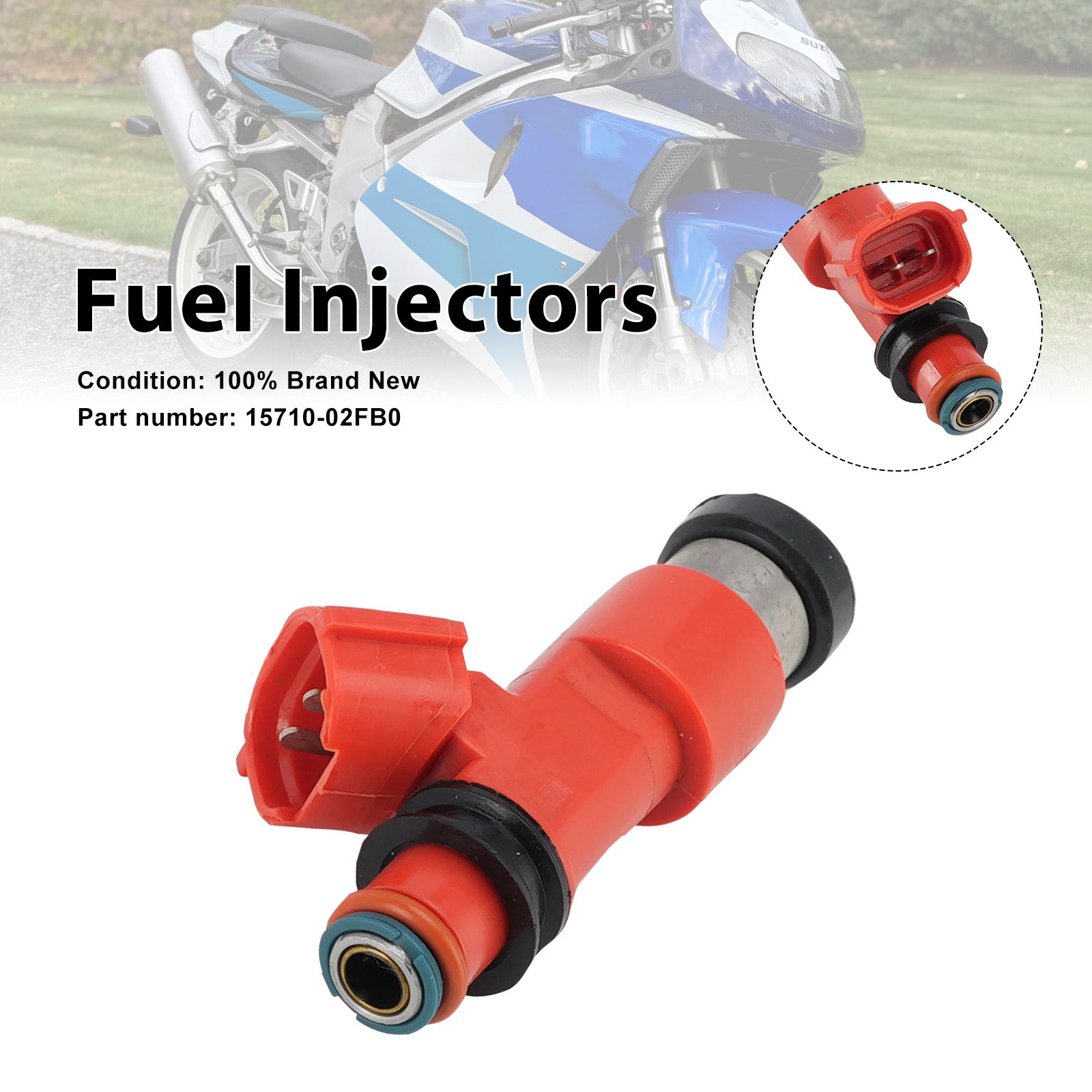 Fuel Injectors 15710-02FB0 For Suzuki TL1000R 1998-2003