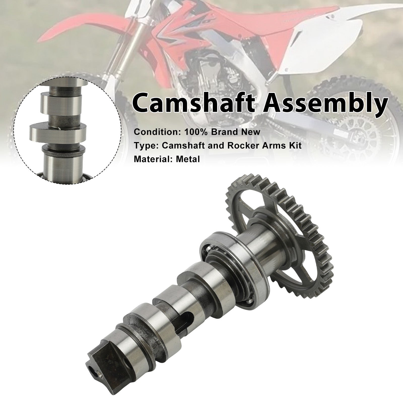 Camshaft Assembly 14100-KRN-A10 For Honda CRF250R 2008-2009