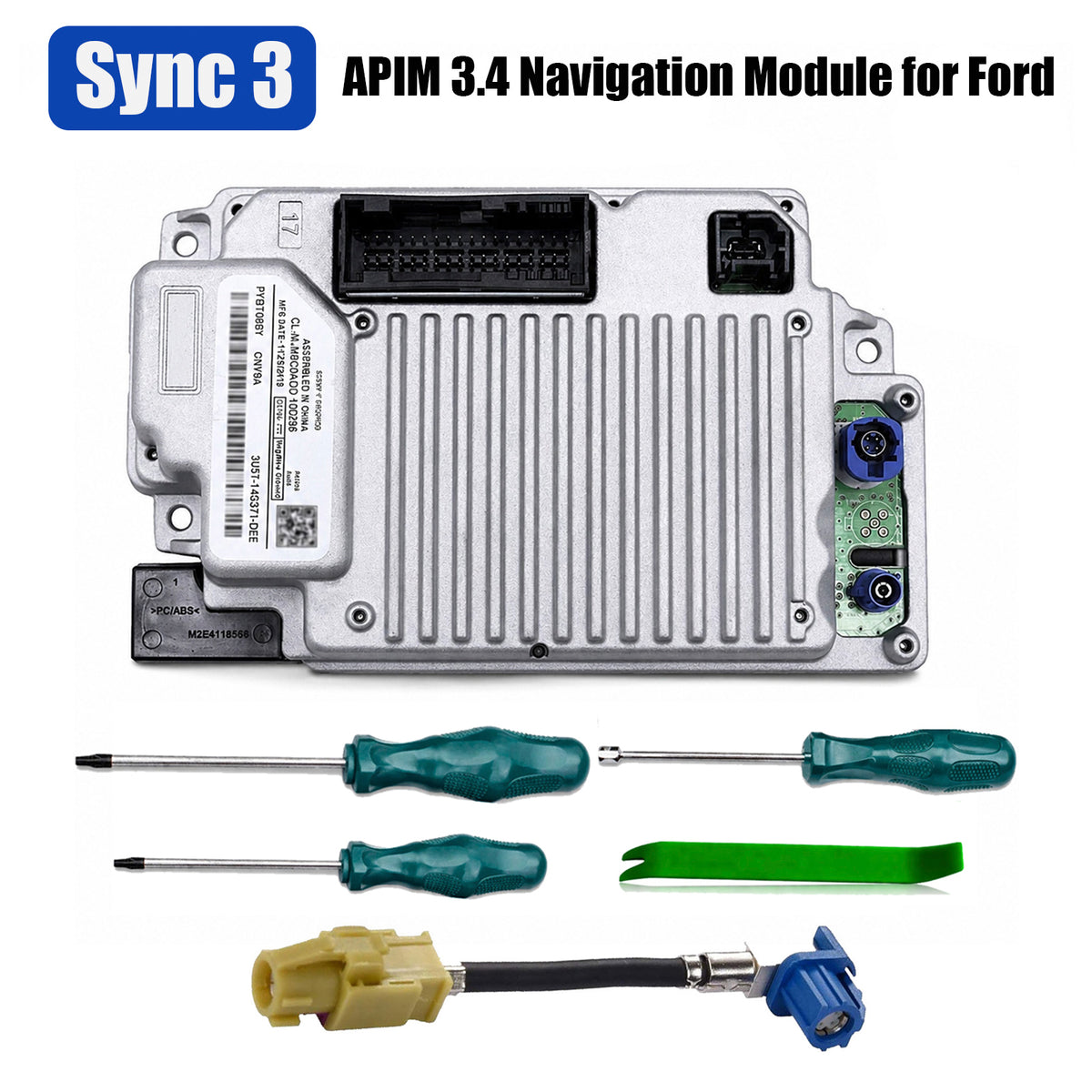 Sync 3 APIM 3.4 Navigation Module for Ford Lincoln Vin Programmed NAV