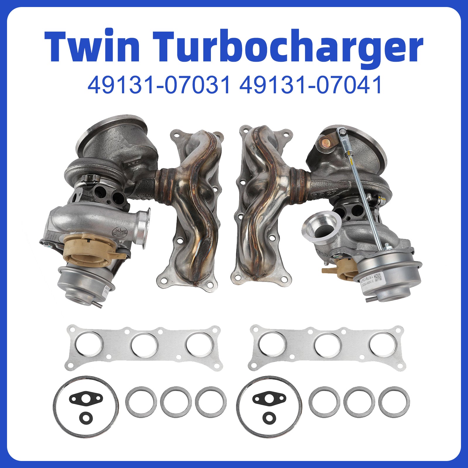 49131-07031 49131-07041 Twin Turbocharger for BMW 335 335i E90 E91