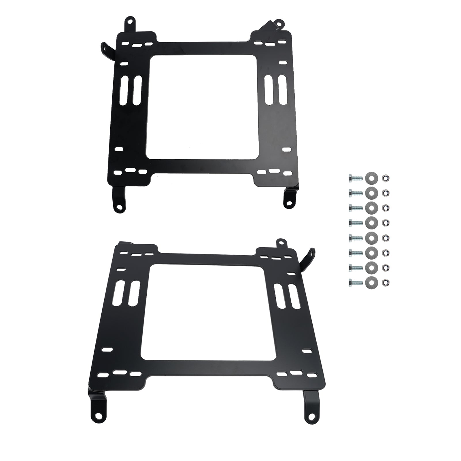 Pair L+R Heavy Duty 5MM Racing Seat Bracket Adapter For Nissan 370Z 2009-2021