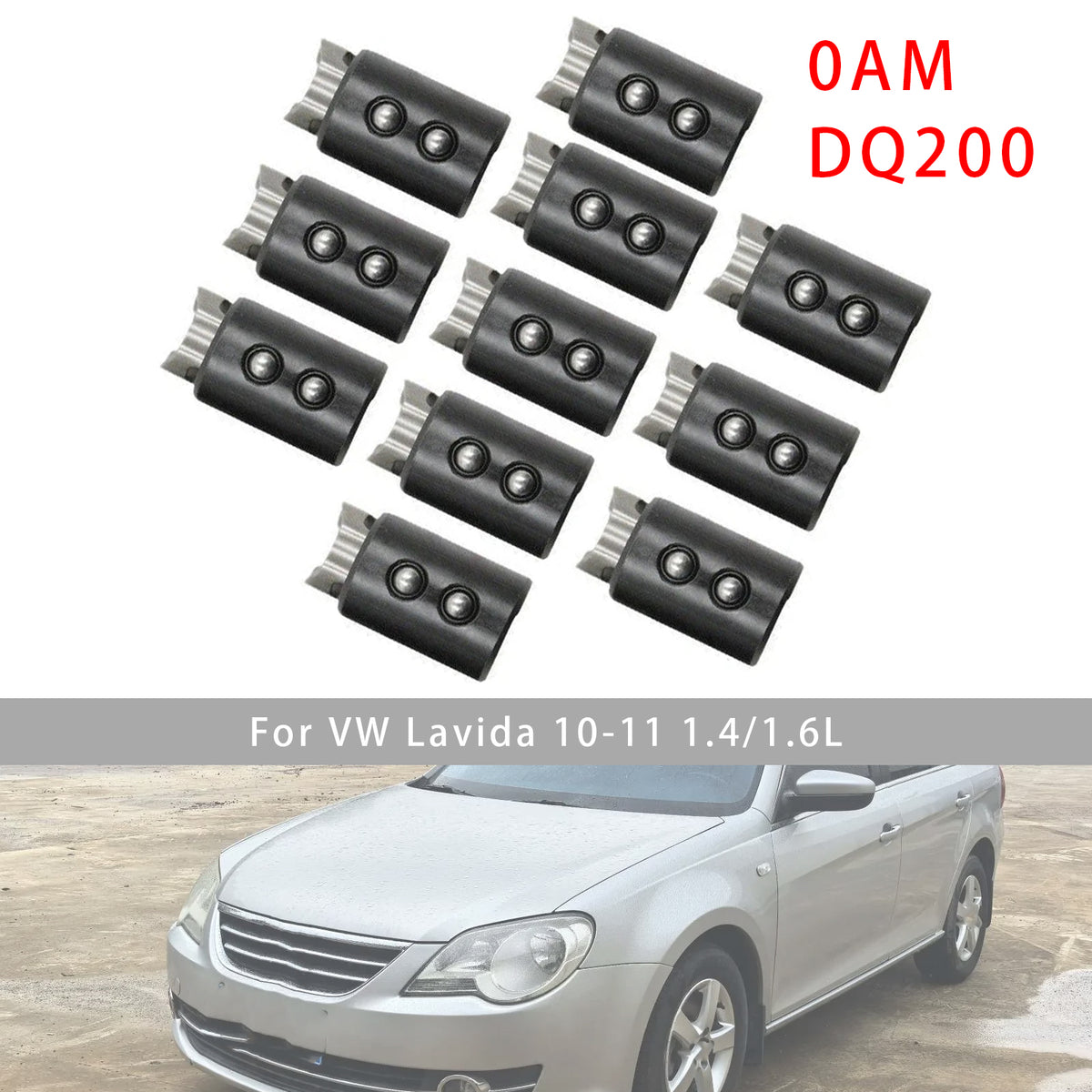 2012-2014 SKODA RAPID/SPACEBACK 1.2L 1.4L 1.6L 10PCS Gearbox Shift Fork Slip Beads 217127A DQ200 Generic