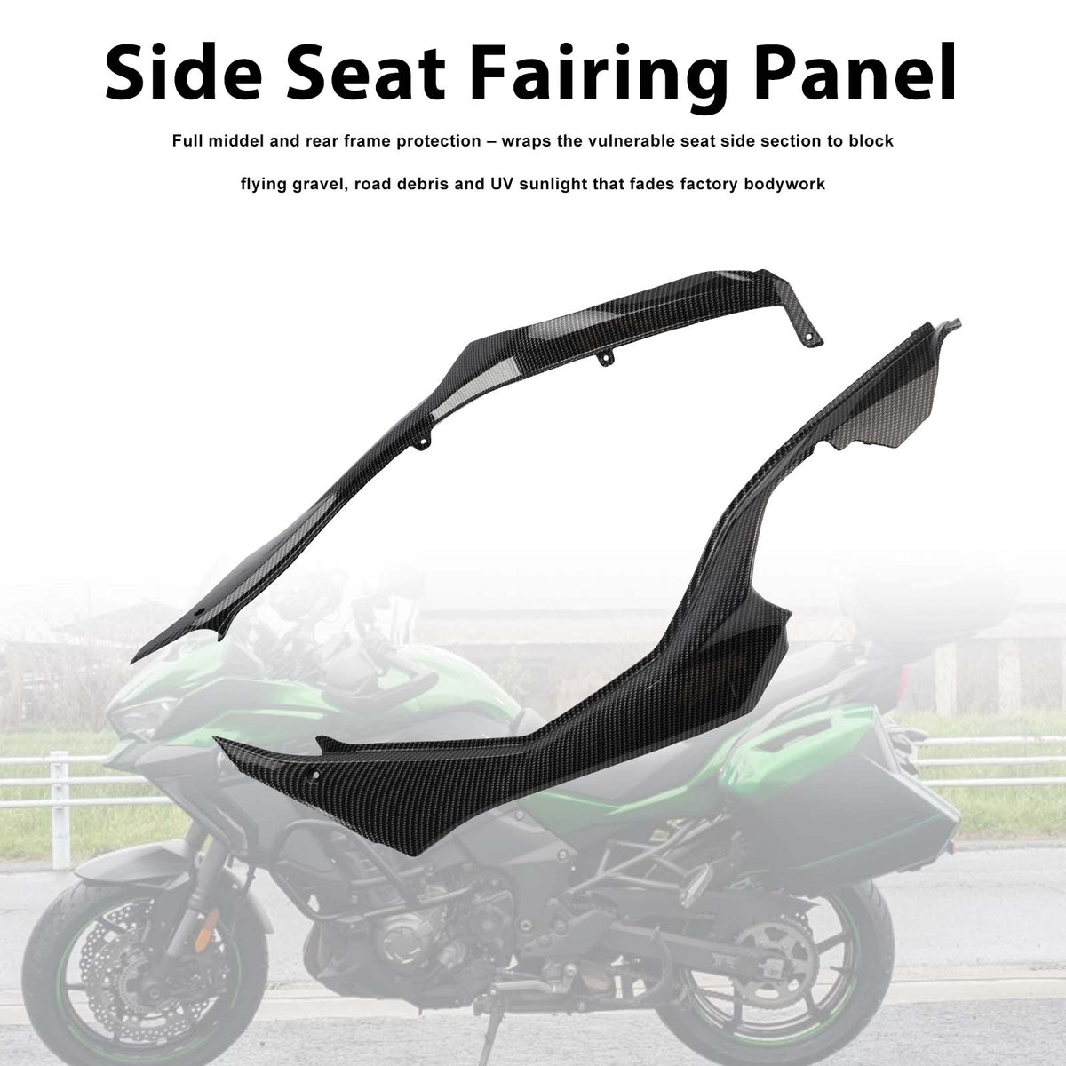 2019-2024 Kawasaki Versys 1000 SE Side Seat Fairing Guards Cowl Generic