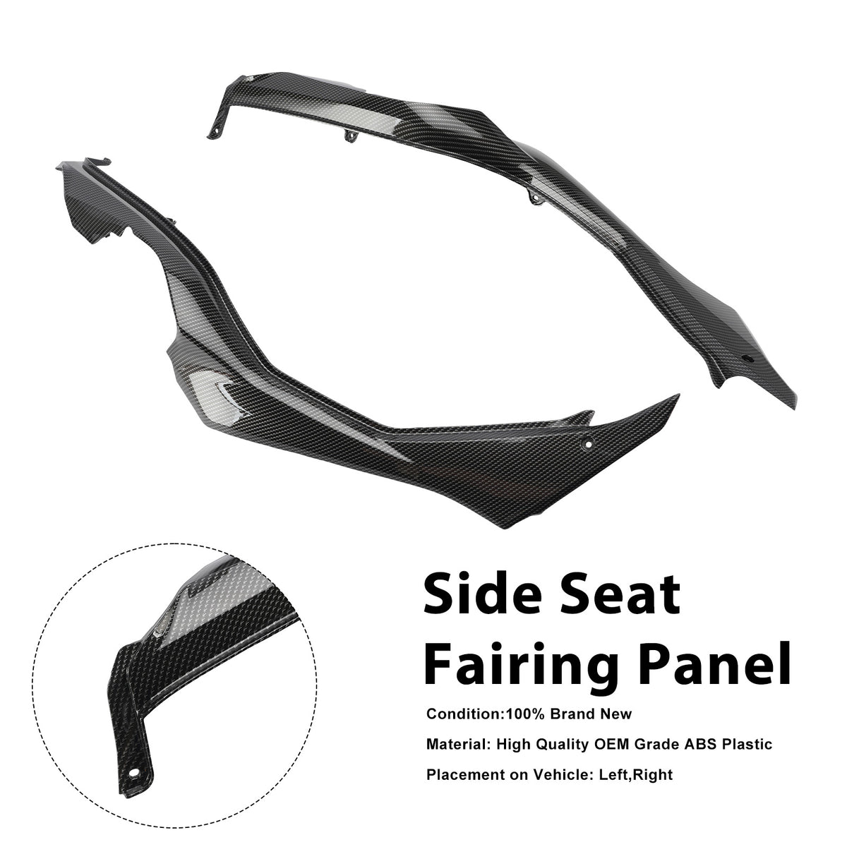 2019-2024 Kawasaki Versys 1000 Standard version Side Seat Fairing Guards Cowl Generic