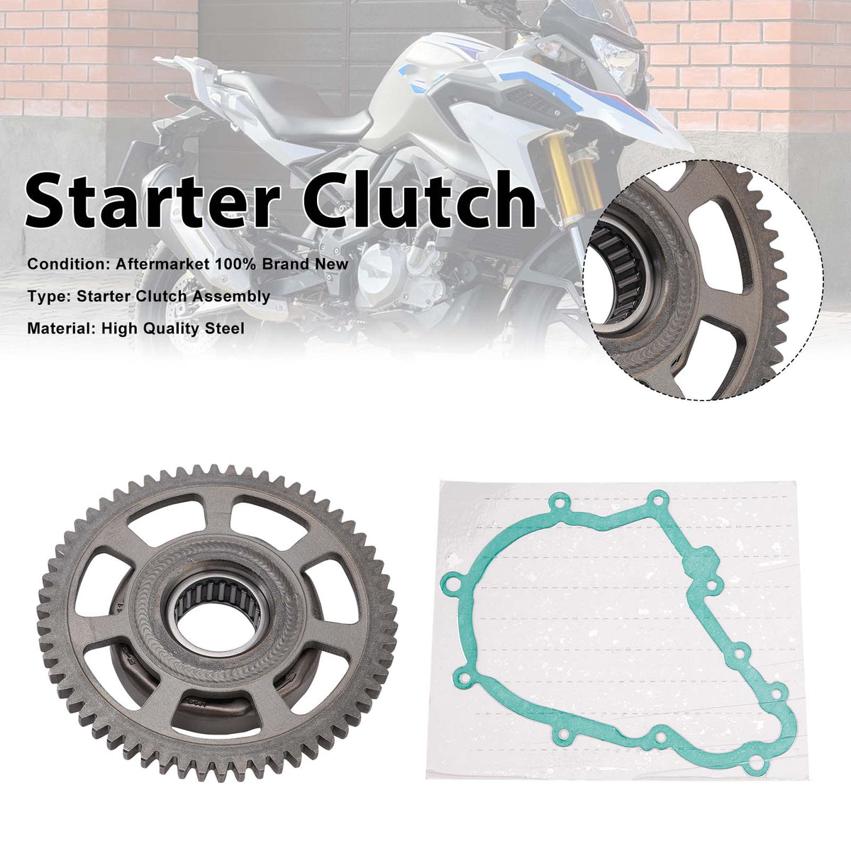 2016-2020 BMW G310GS K02 Starter Clutch One Way Gasket Generic